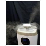 Large Humidifier for Bedroom, 9L/2.5Gallon Ultrasonic Cool Mist Humidifier with Humidistat, 360Â°Nozzle, 350ML/H Big Mist Level, Suitable for Kids Room Livingroom Yoga Office Plantï¼White - Reta