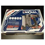 Electric Nail Gun, LINKNAL Cordless Brad Nailer Battery Powered,18 Gauge, 2Ã20V MAX Li-ion Batteries, Charger and 1000 Nails Included (L820-BN) - Retail: $170
