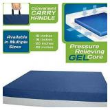 Kolbs Gel Extreme | Wheelchair Cushion Gel Seat Cushion | 3 Inch Thick (16  x 16  x 3 ) - Retail: $45