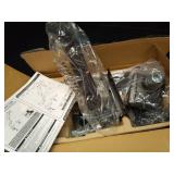 WALI Single Monitor Mount, Gas Spring Monitor Arm for 17-34 inch Screens, Adjustable Computer Monitors Stand up to 26.4lbs, with Clamp and Grommet Base, Mounting Holes 75 and 100mm (GSMP001N), Black -