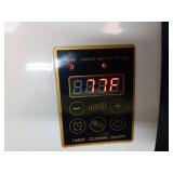 Wall Heater, Electric Space Heater for Bedroom 1400W Electric Heater, LED Display, Adjustable Thermostat, Timer, Safety Protection, Quiet Fan-less Design - Retail: $99