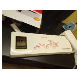 Wall Heater, Electric Space Heater for Bedroom 1400W Electric Heater, LED Display, Adjustable Thermostat, Timer, Safety Protection, Quiet Fan-less Design - Retail: $99