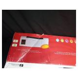 Wall Heater, Electric Space Heater for Bedroom 1400W Electric Heater, LED Display, Adjustable Thermostat, Timer, Safety Protection, Quiet Fan-less Design - Retail: $99