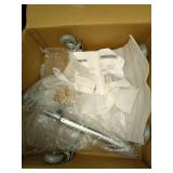 Saddle Stool Heavy Duty 400lbs - Ergonomic Thick Saddle Seat Cushion, Easy Height Adjustable, Healthy Posture No Pain, Smooth Rolling No Creaky Noises, Rolling Saddle Stool Chair with Wheels (White2) 