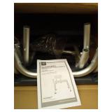 Medline Tub Transfer Bench and Shower Chair with Microban Antimicrobial Protection, Adjustable Shower Bench and Bath Seat For Seniors And Elderly, 350 lb. Weight Capacity, Light Blue - Retail: $55