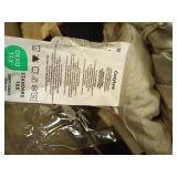 CozyLux Queen Comforter Set Oatmeal, 7 Pieces Pintuck Bed in A Bag, Premium Oatmeal Comforter Queen Size, Pinch Pleat Bedding Sets with Comforter, Sheets, Pillowcases & Shams - Retail: $60