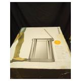 simplehuman 45 Liter / 12 Gallon Slim Hands-Free Kitchen Step Trash Can, Brushed Stainless Steel - Retail: $110