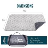 EverSnug Extra Thick Sherpa Fleece Blanket, Large - Waterproof, Windproof, Washable - For Camping, Picnics, Outdoors - Retail: $60