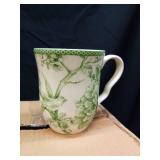 222 Fifth Adelaide Moss 16 Piece Dinnerware Set  Green  Service for 4 - Retail: $180