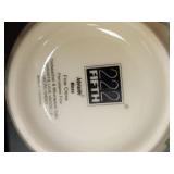 222 Fifth Adelaide Moss 16 Piece Dinnerware Set  Green  Service for 4 - Retail: $180