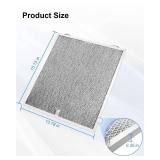 ULXIOM 2 Pcs Range Hood Filter 15-23/33\" x 16-7/8\" x 3/8\" Aluminum Mesh Grease Range Hood Filter SHP-US - Retail: $31