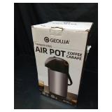 Airpot Coffee Carafe for Keeping Hot - 64OZ/ 1.9L Large Coffee Dispenser with Pump - Insulated Stainless Steel Thermos for Hot Drinks Water Tea Chocolate - Thermal Urn Beverage Dispenser for Parties -