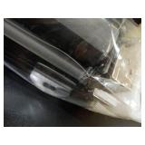 Persilux Cordless Zebra Blinds for Windows (36\" W X 72\" H, Black) Free-Stop Windows Shades Dual Layer Light Control for Day and Night, Light Filtering Sheer Shades for Home, Easy to Install - Retail