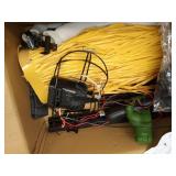 10.5FT Outdoor Animated Flying Witch Halloween Decor on Broom, Sound Activation,Eyes Glowing,Scary Sounds, Animatronics Hover Witch for Garden Yard Lawn Decorations - Retail: $91