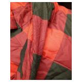 Christmas Red Plaid Comforter Set Full Size, Red Buffalo Check Grid Soft Microfiber Warm Bedding Set with 2 Pillow Shams - Patchwork Plaid Printed - Retail: $40