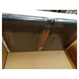 AssHMKIT Storage Bins, Plastic Cabinet, 8.4 Gallon Capacity (32L Per One), 4 Pack, Stackable Collapsible Drawer, with Door and Buckle, Organizer for Home and Office, Transparent - Retail: $120