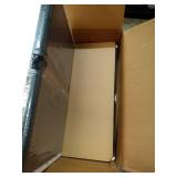 AssHMKIT Storage Bins, Plastic Cabinet, 8.4 Gallon Capacity (32L Per One), 4 Pack, Stackable Collapsible Drawer, with Door and Buckle, Organizer for Home and Office, Transparent - Retail: $120