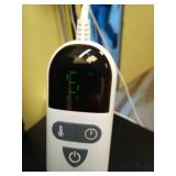 Heating Pad for Neck and Shoulders and Back, Pain Relief Electric Heating Pad Large Size 24âX33â with 4 Timers, 6 Heat Levels, Auto-Off, Purple - Retail: $40