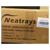 Wardrobe Closet Heavy Duty Clothes Rack, Portable Closet Organizer System with 4 Hang Rods & 8 Shelves, Metal Clothing Rack Garment Rack for Hanging Clothes, Max Load 890 LBS - Retail: $120