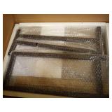 iabifo Double Sided Rotating Tree Bookshelf - 7-Tier Retro Floor Standing Bookcase, Wood Storage for Books, CDs, Movies, Perfect for Small Spaces in Bedroom, Living Room, Home Office, Grey - Retail: $