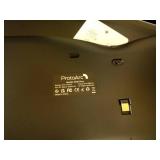 Backlit Bluetooth Ergonomic Keyboard, ProtoArc EK01 Plus Full Size Wireless Split Keyboard with Dual Bluetooth and USB, Cushioned Wrist Rest, Rechargeable for Windows/Mac/Android, Grey Black - Retail: