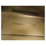 Backlit Bluetooth Ergonomic Keyboard, ProtoArc EK01 Plus Full Size Wireless Split Keyboard with Dual Bluetooth and USB, Cushioned Wrist Rest, Rechargeable for Windows/Mac/Android, Grey Black - Retail: