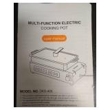 Multi-Function Electric Cooking Pot DKS-405 TESTED - Retail: $45