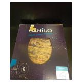 SANILO Wooden Toilet Seat with Soft Close [ROUND] - Decorative, Quiet & Slow Close Molded Wood Seat - With Strong Bumpers & Hinges - Adjustable Fit â Vintage - Retail: $60