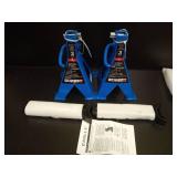 GAOLLY Car Jack Stands 3 Ton with Double Locking and Large Foot Base for Lifting Cars,SUVS,MPVS, Heavy Duty Steel, 6600 lb Capacity, 2 Packs - Retail: $43