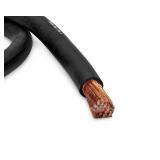 E-VOLT Professional Grade Annealed Copper EPDM Welding Lead and Car Battery Cable | Made in USA ((2/0) 0000 AWG, 25 FT Black) - Retail: $183