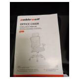 NOBLEWELL Ergonomic Office Chair with Padded Lumbar Support, 2D Headrest, Adjustable Armrests, Upgraded Contoured Seat Cushion, 130Â° Rocking Tilt, Computer Chair for Home Office, NWOC1-1 - Retail: 