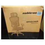 NOBLEWELL Ergonomic Office Chair with Padded Lumbar Support, 2D Headrest, Adjustable Armrests, Upgraded Contoured Seat Cushion, 130Â° Rocking Tilt, Computer Chair for Home Office, NWOC1-1 - Retail: 