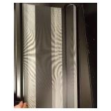 Persilux Cordless Zebra Blinds for Windows (36\" W X 72\" H, Black) Free-Stop Windows Shades Dual Layer Light Control for Day and Night, Light Filtering Sheer Shades for Home, Easy to Install - Retail