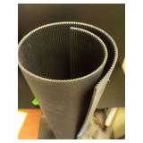 RESILIA Black V-Groove Utility Runner - Waterproof Vinyl Floor/Surface Protector, Heavy Duty Mats, Indoor Hardwood, Hard Floors, Garage, Hallway, Entryway, Kitchen, & Outdoor, 31â x 60\", Made in