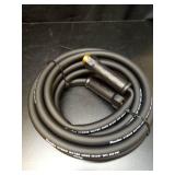 Garden Hose 25ft x 5/8\", NON-EXPANDABLE Heavy Duty Premium Flexible Water Hose, No Kink, Leakproof, Lightweight Hybrid Hose with Male to Female Fittings for Household&Backyard - Retail: $29