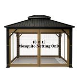 Gazebo Universal Replacement Mosquito Netting â Hugline 10
