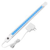 LUXSWAY Plug in Color Changing Led Bar Light,Led RGB Strip Light with Remote,Super Bright Under Cabinet Lighting,Multicolor Stick On Lights for Under Counter, Desk,Cupboard, Room (18 Inch) - Retail: $