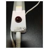 LUXSWAY Plug in Color Changing Led Bar Light,Led RGB Strip Light with Remote,Super Bright Under Cabinet Lighting,Multicolor Stick On Lights for Under Counter, Desk,Cupboard, Room (18 Inch) - Retail: $