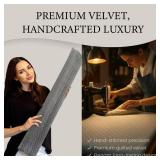 CiieyuoÂ® Door Draft Stopper â Premium Velour Under Door Gap Filler & Noise Blocker | Insert-Design Draft Stopper for Bottom of Door (30\"-36\") | Blocks Cold, Noise, Dust â Easy Install, 