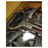 InBrave Collapsible Wagon Cart Foldable Beach Wagon with All-Terrain Wheels - 380 LBS Heavy Duty Grocery Cart for Shopping, Beach, Camping, Sports, Garden (Blue) - Retail: $50