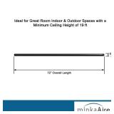 Minka-Aire 72 Inch Ceiling Fan Downrod - Coal - DR572-CL - Retail: $91
