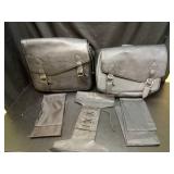 KEMIMOTO Motorcycle Saddlebags Large Capacity 36L Saddle Bags PU Leather Luggage Bag for Sportster Softail Dyna Rebel V-star Shadow Road King Universal Pair - Retail: $85