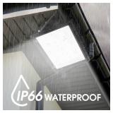 YANYCN 400W LED Stadium Flood Light Outdoor,2400W Equivalent 50500LM 5000K Daylight White Super Bright FloodLight with Plug,85-277V IP66 Waterproof Commercial Lighting for Sports Fields,Counts,Arena -