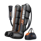 JZBRAIN Sequential Air Compression Recovery System : Professional Full Leg Compression Boots for Circulation and Pain Relief - Sequential Device for Muscle Relaxation - for Athletes, Women, Men - Reta