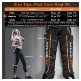 JZBRAIN Sequential Air Compression Recovery System : Professional Full Leg Compression Boots for Circulation and Pain Relief - Sequential Device for Muscle Relaxation - for Athletes, Women, Men - Reta