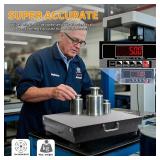 WISHSOM 660lbs Heavy Duty Postal Scale with Steel, Ultra Durable Large Verstile Digital Shipping Scale, Scale for Packages/Pets/Luggage/Warehouse/Office/Orchard/Body Weight/Home/Commerce/Industry - Re