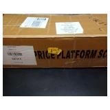 WISHSOM 660lbs Heavy Duty Postal Scale with Steel, Ultra Durable Large Verstile Digital Shipping Scale, Scale for Packages/Pets/Luggage/Warehouse/Office/Orchard/Body Weight/Home/Commerce/Industry - Re