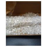 FlavorThings 3FTx 9FT Diamond Cut Crystal Beaded Curtain for Doorway Room Closet Divider Party Wedding Kids Bedroom Decorations,Diamond Cut Bead Curtain - Retail: $53