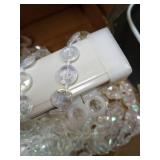 FlavorThings 3FTx 9FT Diamond Cut Crystal Beaded Curtain for Doorway Room Closet Divider Party Wedding Kids Bedroom Decorations,Diamond Cut Bead Curtain - Retail: $53