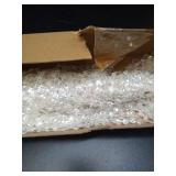 FlavorThings 3FTx 9FT Diamond Cut Crystal Beaded Curtain for Doorway Room Closet Divider Party Wedding Kids Bedroom Decorations,Diamond Cut Bead Curtain - Retail: $53